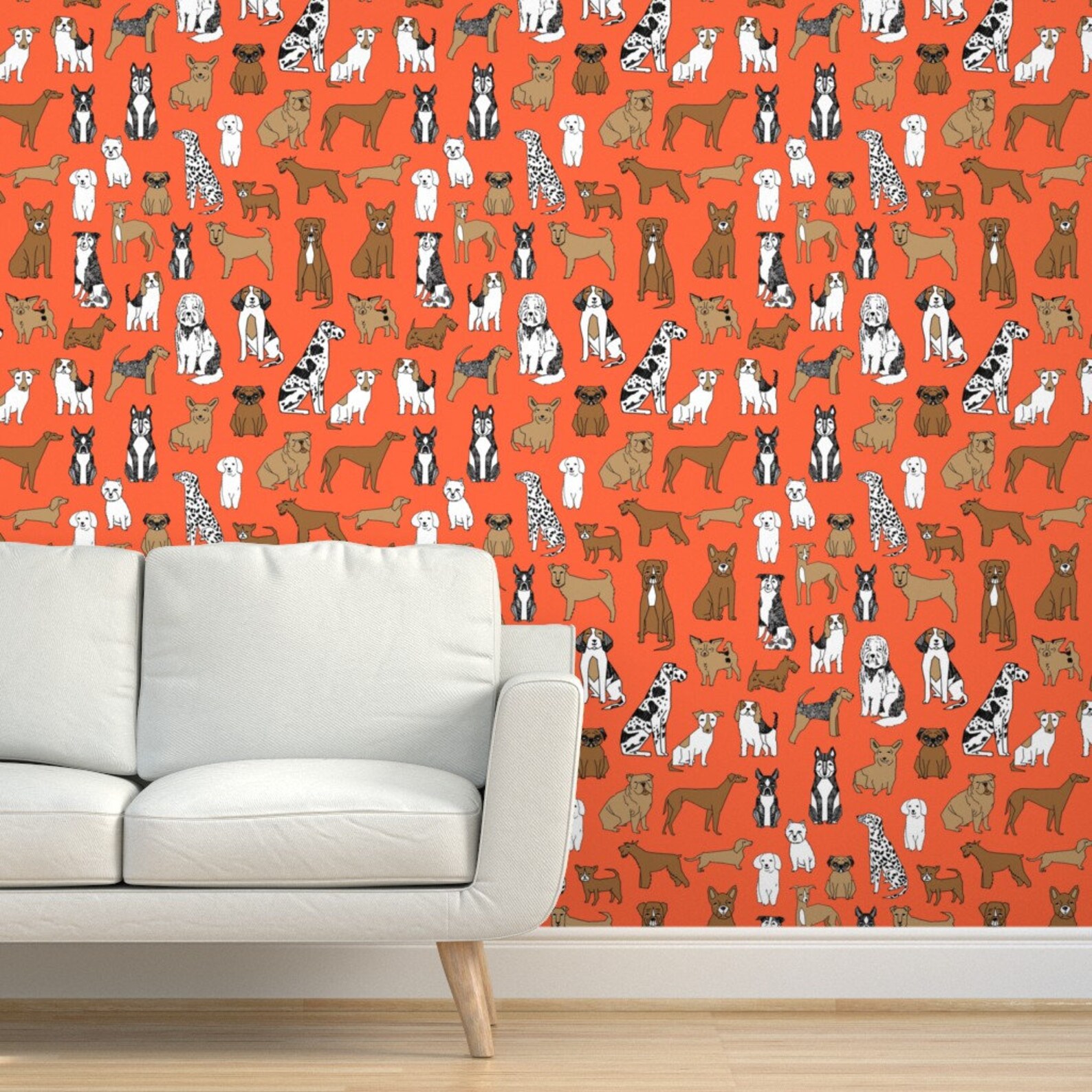 Dog Wallpaper Dog Breed Orange Dogs by Andrea Lauren Dogs Etsy