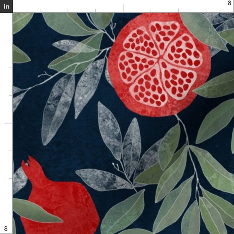 Performance Fabric Drapery POMEGRANATE main image 1