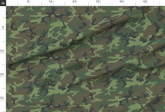 NITRAID  forest ARMY raidback®︎fabric Camo Fabric - Lime Color Camo by Ricraynor- ERDL Camouflage