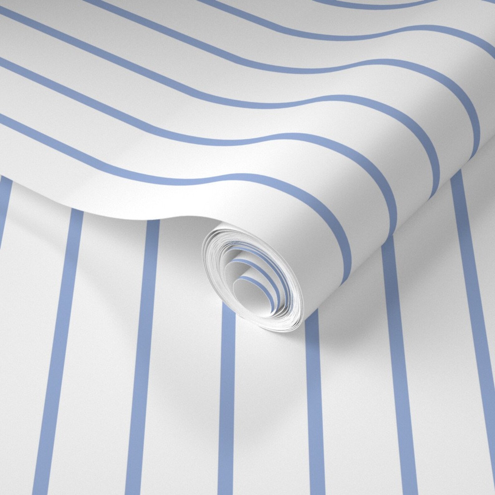Nautical Stripe Wallpaper Narrow Retro Stripe by Etsy