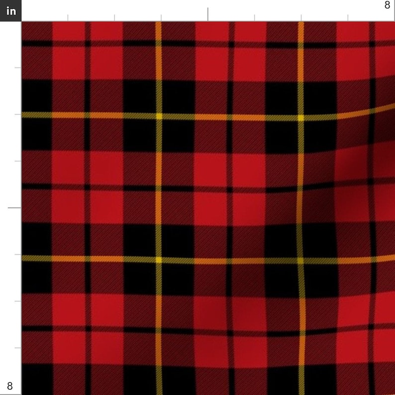 Wallace Fabric Wallace Clan Tartan 3 by Weavingmajor Etsy UK