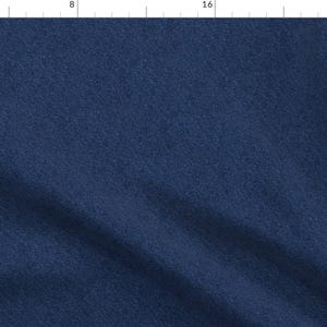 Faux Denim Textue Fabric - Denim Smaller By Vo_Aka_Virginiao - Denim Navy Blue Faux Texture Cotton Fabric By The Yard With Spoonflower