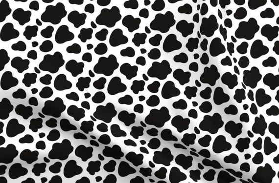 cow print jersey knit fabric