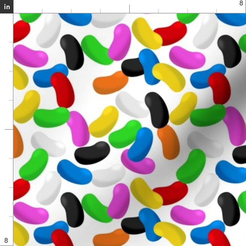 Jelly Beans Fabric Jelly Beans by Mystikel Jelly Beans Etsy