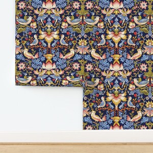 Victorian Wallpaper - Victorian-Fairytale By Gaiamarfurt - William Morris Inspiration Removable Self Adhesive Wallpaper Roll by Spoonflower image 4