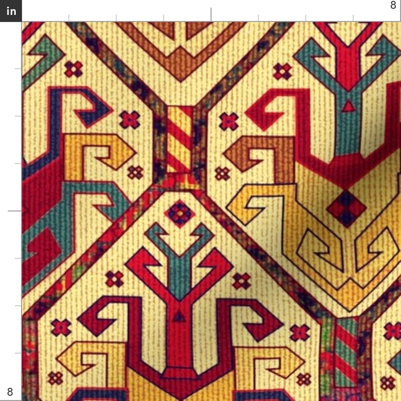 Kilim Fabric Kilim Fabric by Chicca Besso Turkish Bohemian Etsy