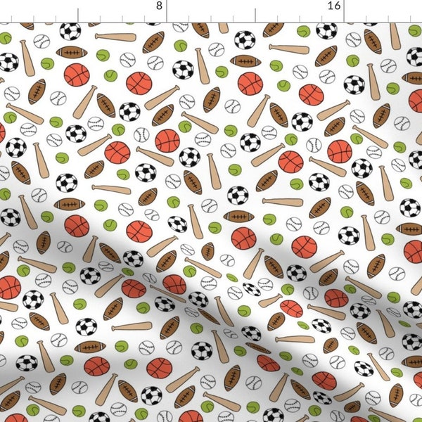 Sports Ball Fabric Etsy