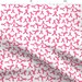 Scattered Bows Fabric Pink Ribbons Breast Cancer by Hot4tees - Etsy