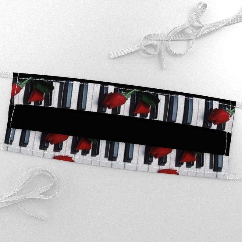 Piano Keys Fabric Piano Keys By Bluevelvet Piano Keys Etsy