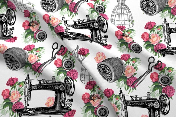 Vintage Sewing Machines Fabric Vintage Sewing And Roses By Etsy Custom Vintage Sewing Machine Fabric Vintage Sewing Machines Fabric Vintage Sewing And Roses By Etsy Custom Vintage Sewing Machine Fabric