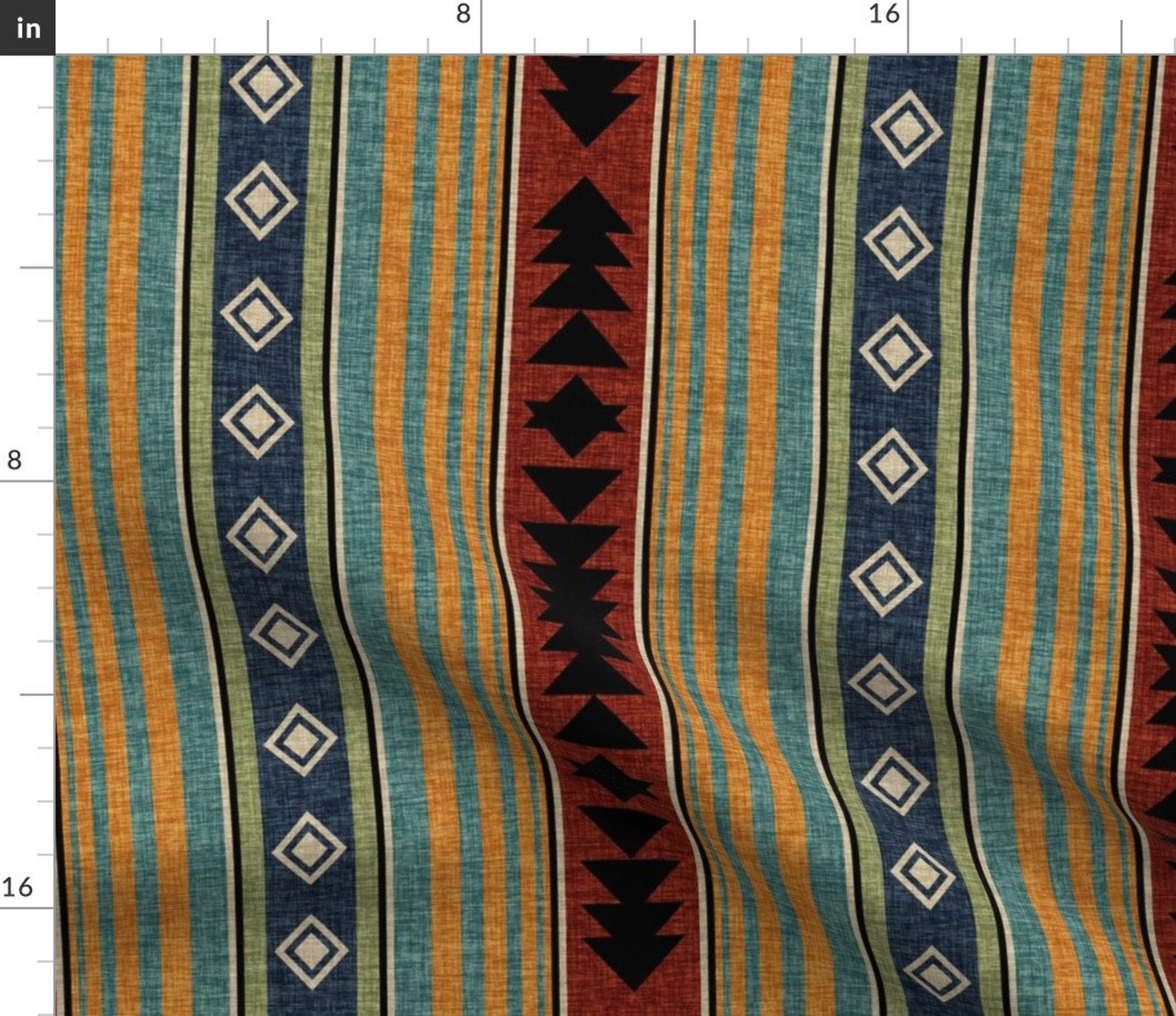 Western Fabric Western Blanket Railroaded by Thecalvarium Etsy