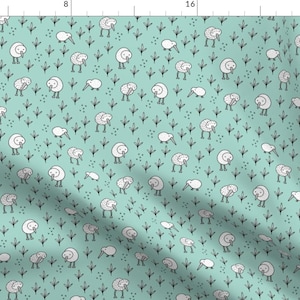 Kiwi Birds Fabric - Cool Kiwi Birds Quirky Animals From New Zealand Mint By Littlesmilemakers - Cotton Fabric By The Yard With Spoonflower
