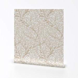 Victorian Removable Peel and Stick Wallpaper - William Morris Historical - Wall Art Wall Decor - Willow Bough by adrienne_donovan_design