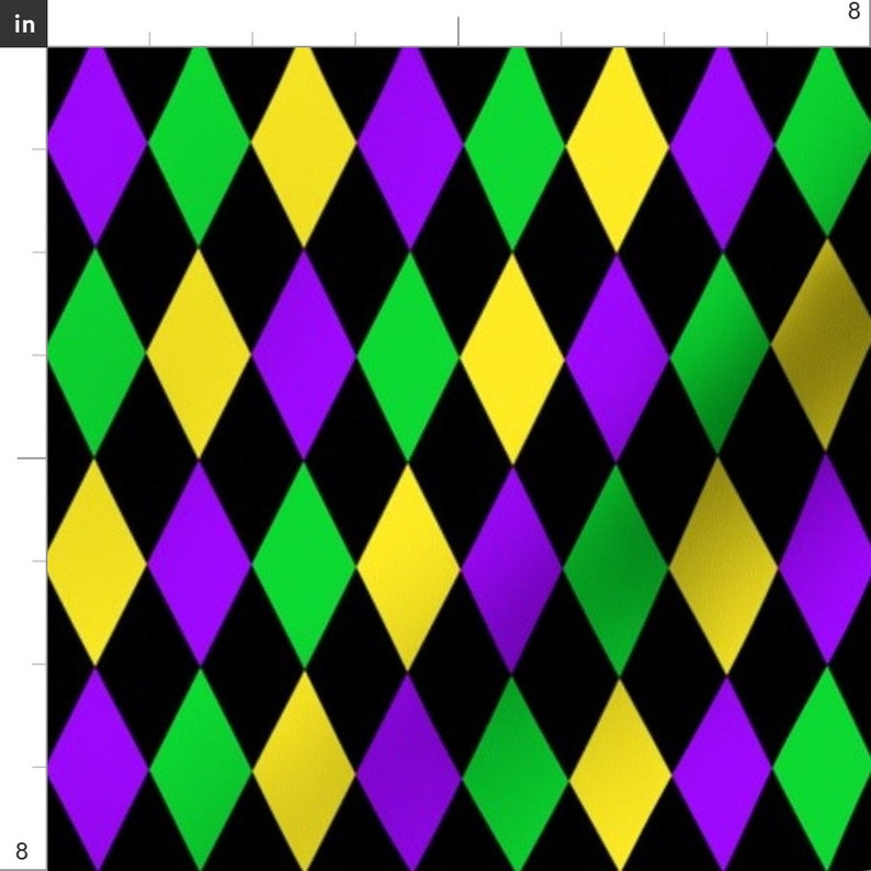 mardi gras style fabric
