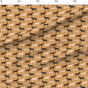 Labrador Retriever Dogs- Yellow Lab Chocolate Lab Black Lab Labrador Fabric By Petfriendly - Dog Cotton Fabric by the Yard with Spoonflower image 2