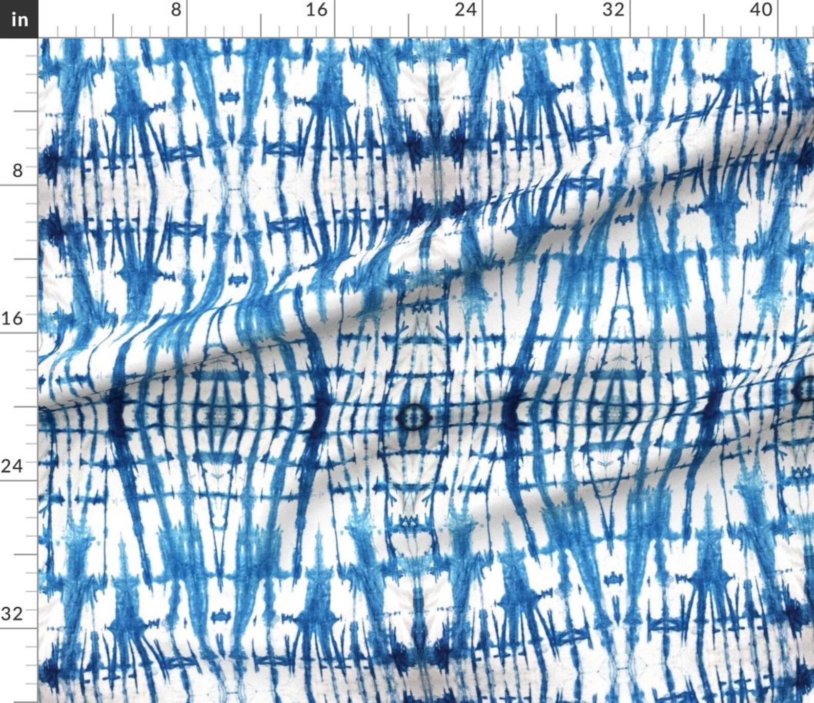 Shibori Fabric Shibori Diamonds by Fable Design Shibori Etsy