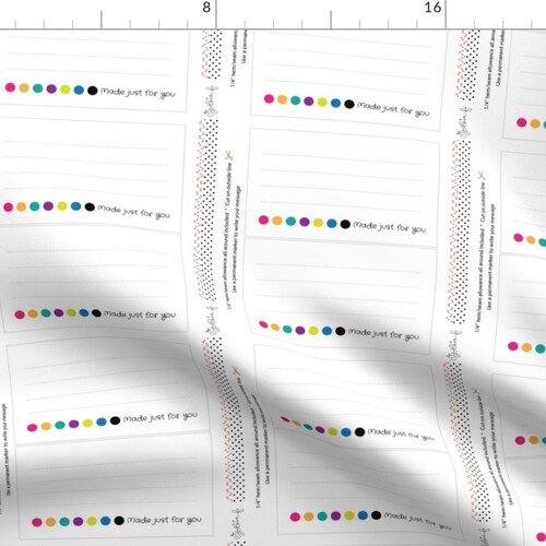 Quilt Label Fabric Quilt Label Selvedge Dots by Etsy