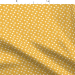 Yellow Minimal Sun Fabric - (Micro Scale) Sunshine - Cute Suns - Golden Yellow - C20bs By Littlearrowdesign - Sun Fabric With Spoonflower