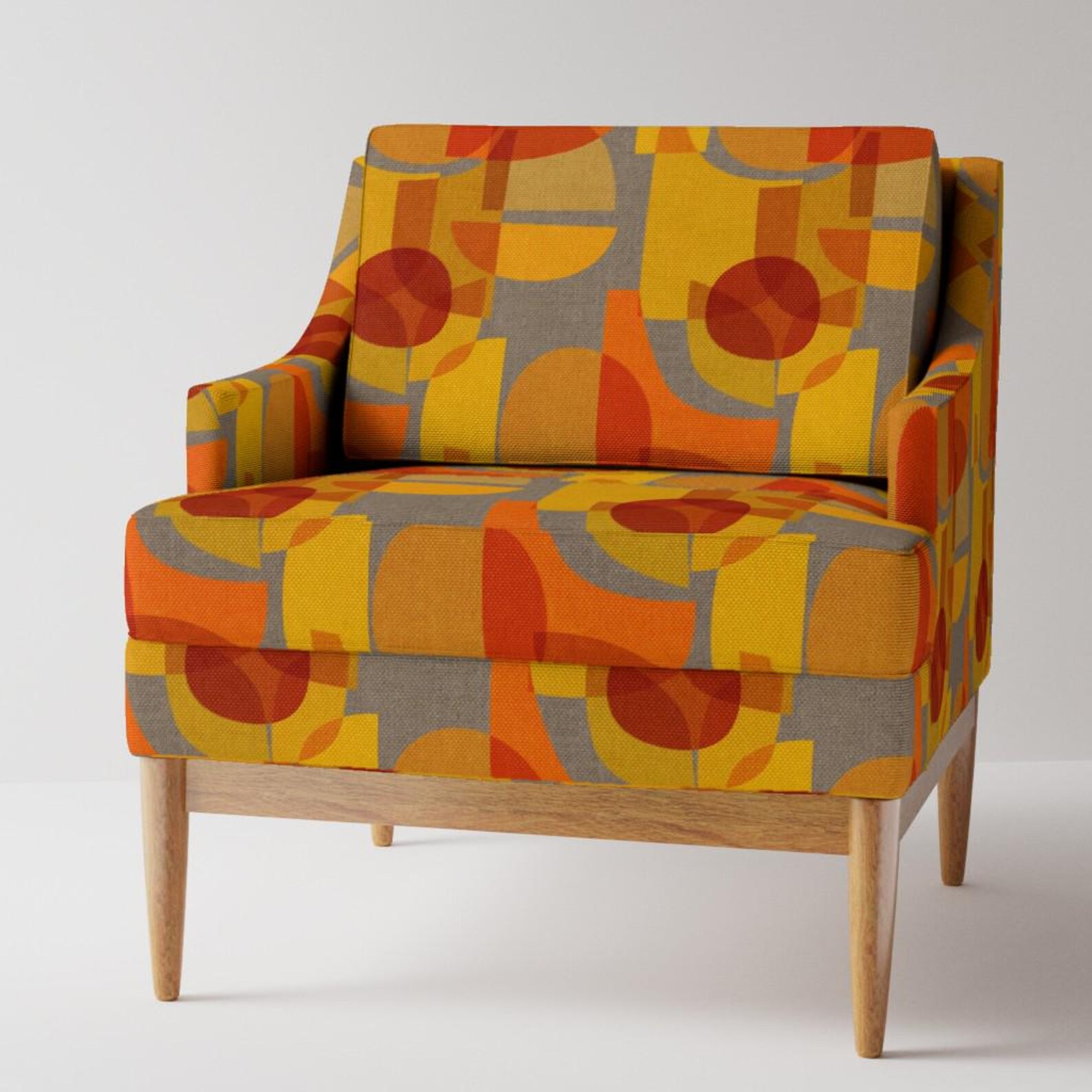 Fascinating Mid Century Upholstery Fabric Photos