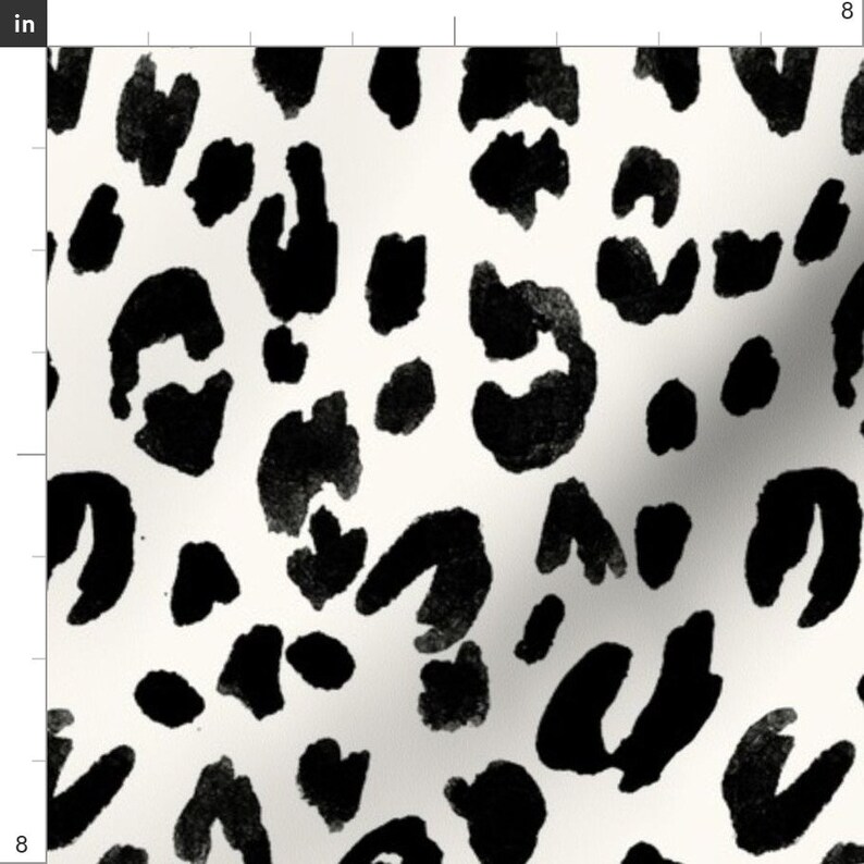 black and white leopard print pants