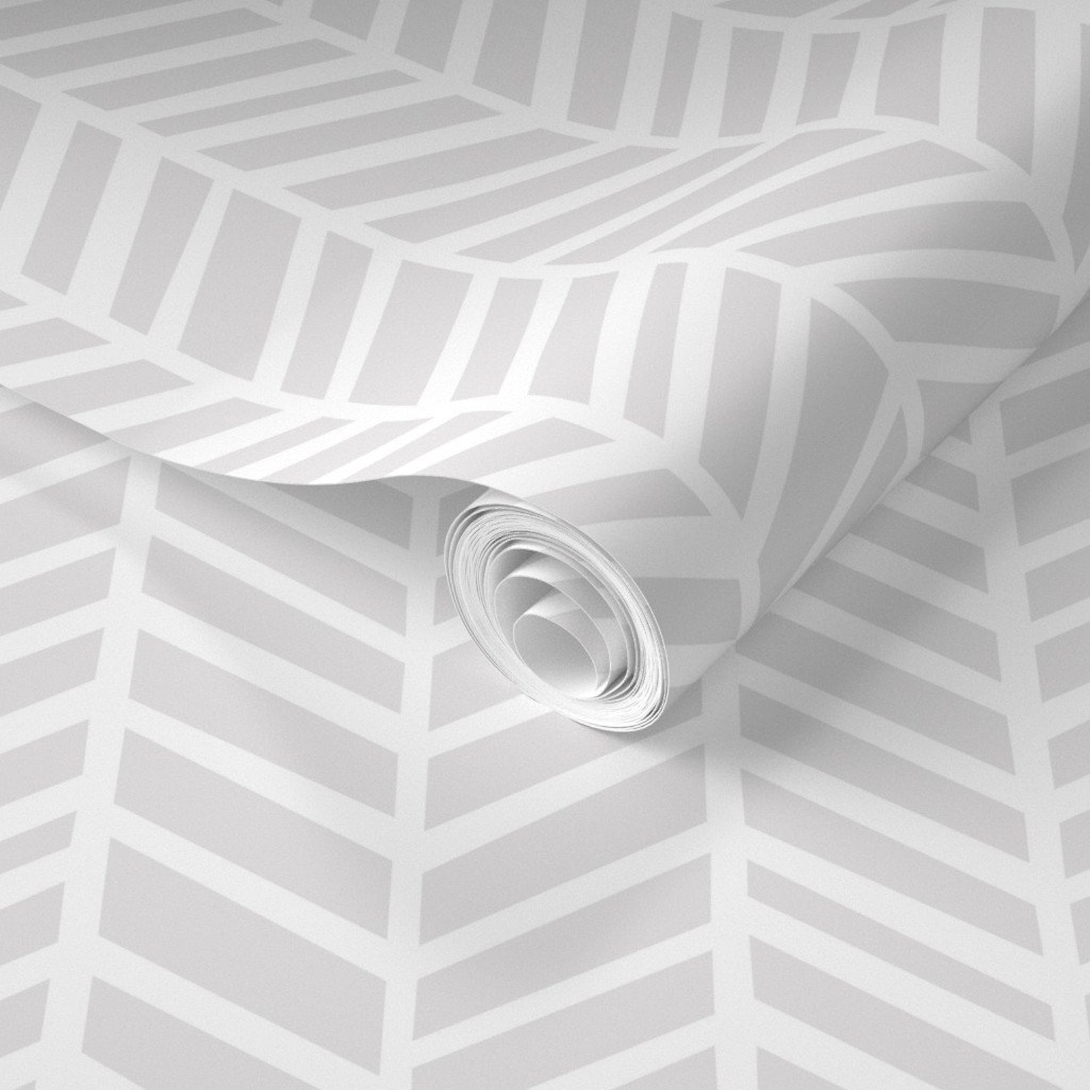 Gray Herringbone Wallpaper Herringbone Light Grey by Friztin Etsy