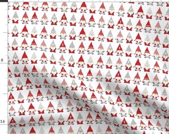 Tomte Fabric - Julenisse Lineup By Ebygomm - Tomte Cotton Fabric By The Yard With Spoonflower