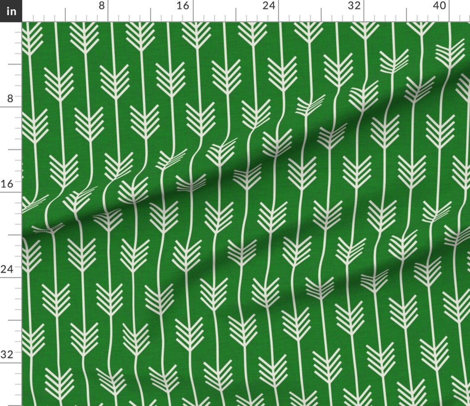 Emerald Arrow Fabric Arrows Emerald by Holli Zollinger Etsy