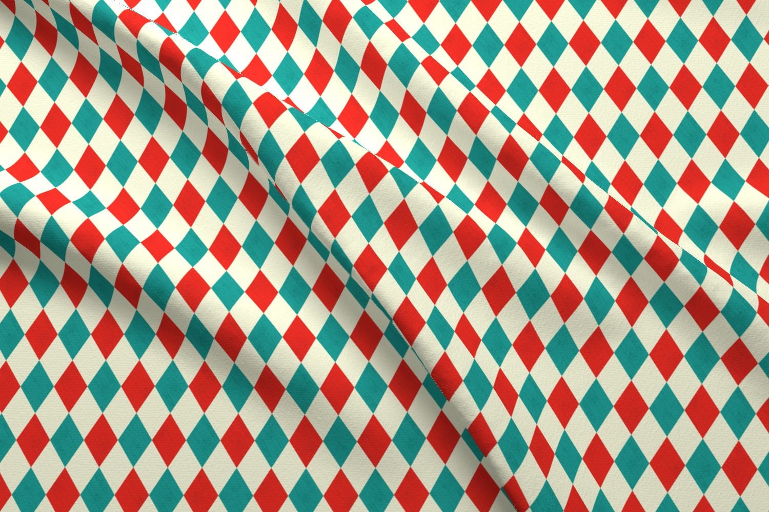 Vintage Harlequin Fabric Harlequin White By Etsy