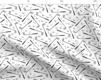 Golf Fabric - Golf Clubs By Littlearrowdesign - Golf Ball Country Club Sport Boy Quilting Cotton Fabric By The Yard With Spoonflower