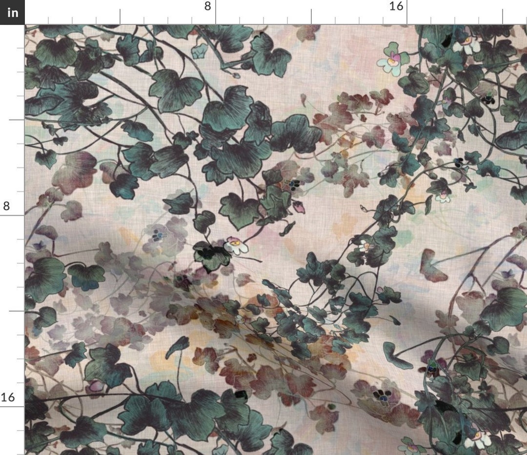 Blush Pink Fabric Wallflowers by Pascale_dilger_design Etsy