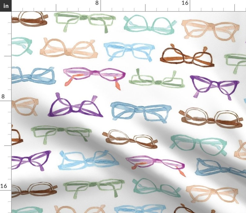 Eye Glasses Fabric Glasses by Lprspr Eyeglasses Four Eyes Etsy