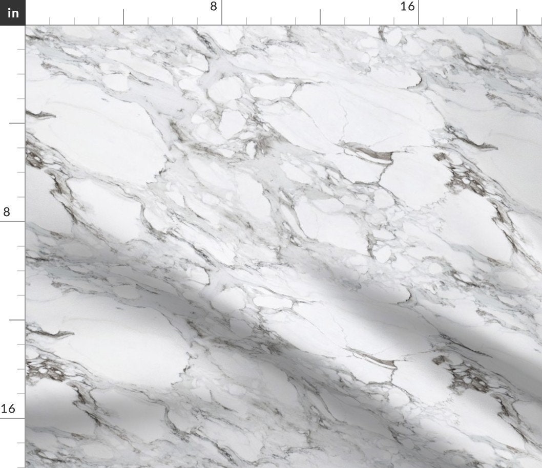 Marble Fabric Carrera Marble by Willowlanetextiles Marble - Etsy