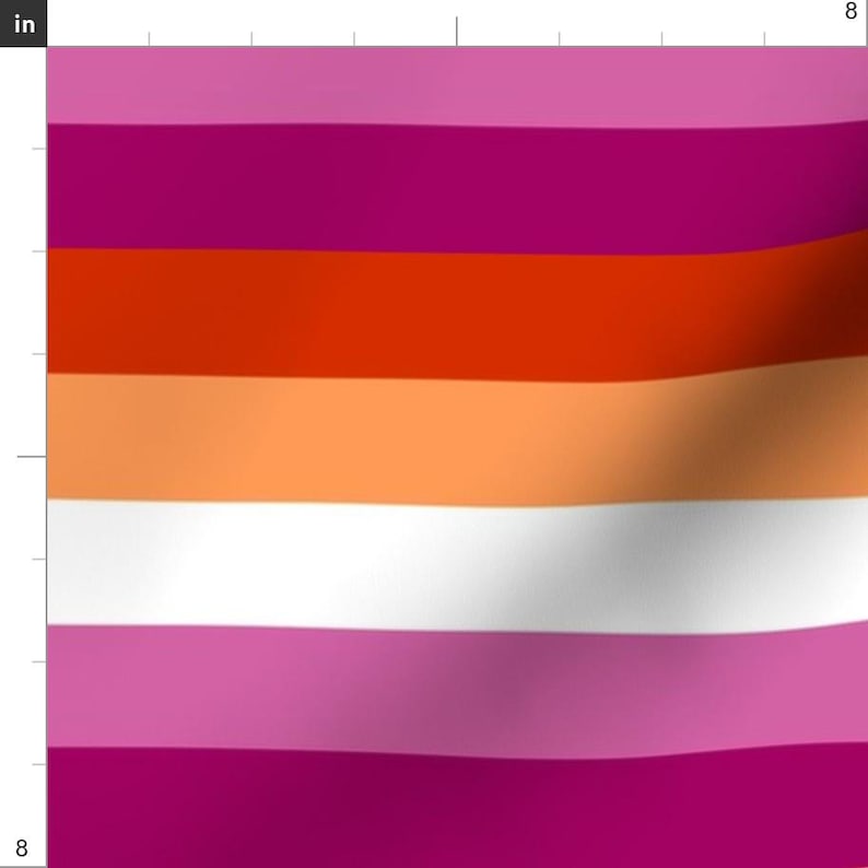 Lgbtqia Fabric - Lesbian Pride by Urban_lights - Queer Stripe Lesbian ...
