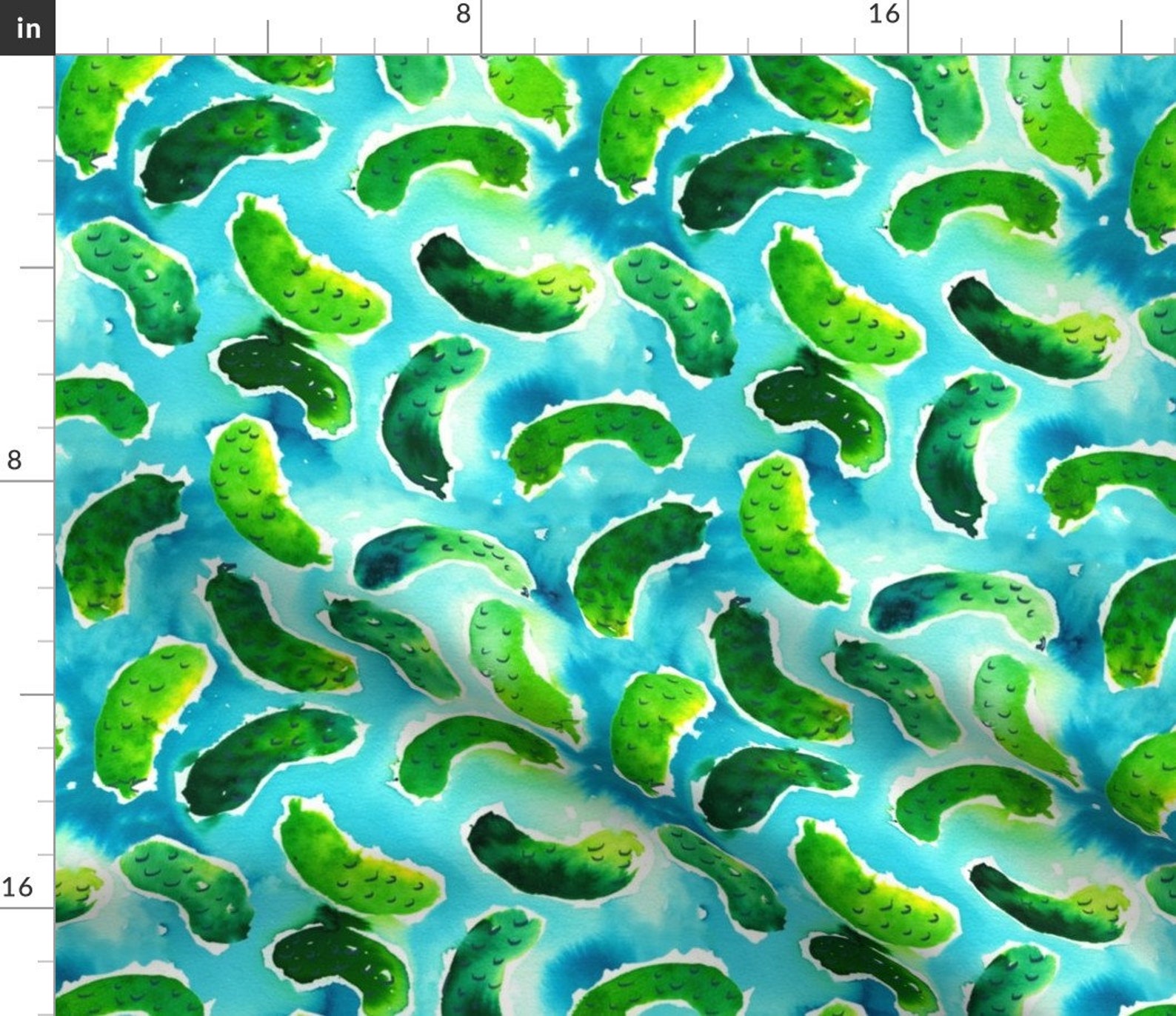 Pickles Fabric Pickle Juice by Karismithdesigns Etsy Canada