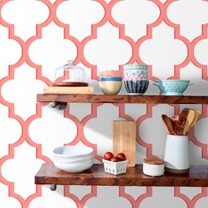 Exquisite Ogee Paint Coral Way Capture for Your Screen Exquisite Ogee Paint Coral Way Capture for Your Screen