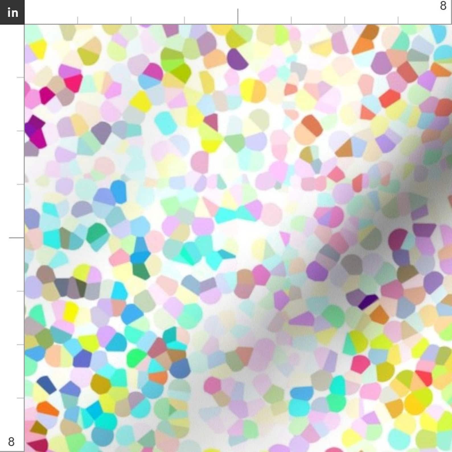 Confetti Fabric Fabric Summer Party Confetti By Theartwerks Etsy