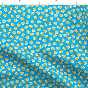 Oktoberfest Fabric - Traditional German Oktoberfest Beer Holiday By Littlesmilemakers- cotton fabric by the yard with Spoonflower image 1