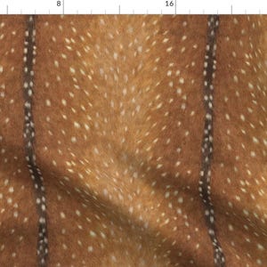 Fawn Fabric - Deer Hide In Spring Fawn By Willowlanetextiles - Fawn Cotton Fabric By The Yard With Spoonflower