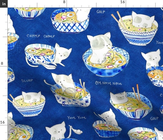 Cat clearance eating fabric