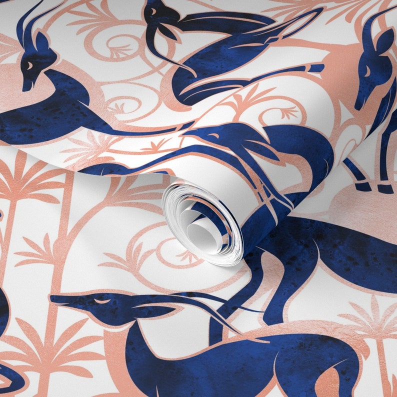 navy and white gazelles