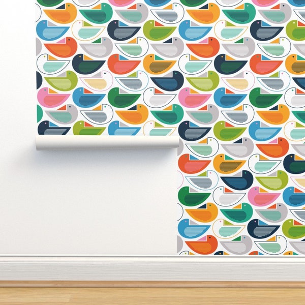 Removable Wallpaper Birds - Etsy