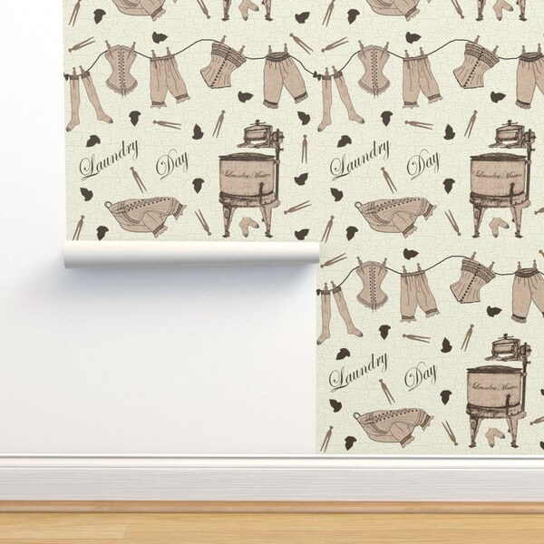Laundry Room Wallpaper Etsy