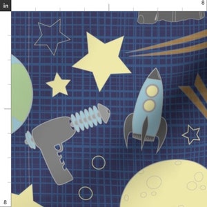 Cosmic Lights Satin Fabric By the Yard Pre Order