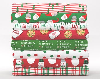 Fat Quarters Bundles Christmas Cotton Fabric Festive Trees Rudolph Red Gold F38 Fat Quarters Bundles Christmas Cotton Fabric Festive Trees Rudolph Red Gold F38