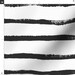Black and White Striped Fabric Thin Stripe Soft Black by Etsy