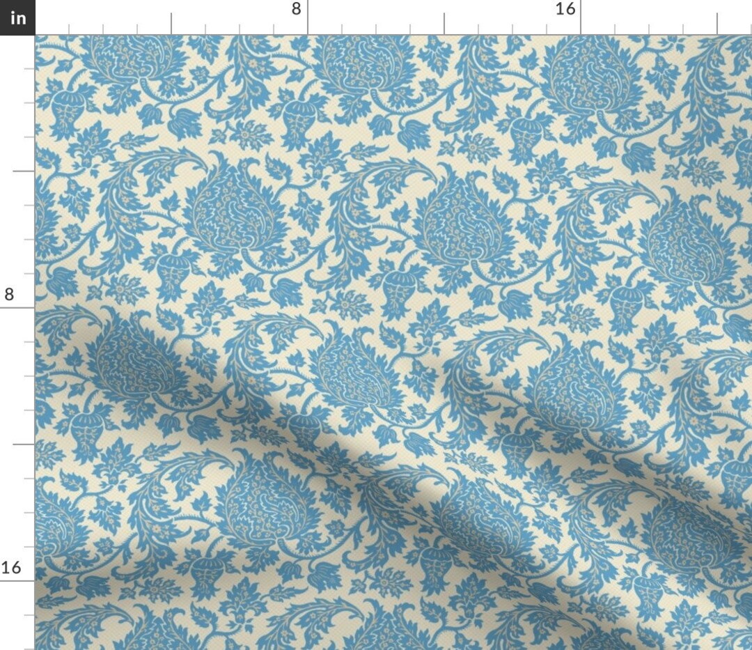 Damask Upholstery Fabrics Water Repellent Cotton Canvas Outdoor Fabric  Baroque Curtain Chair Sofa Furniture Material Fabric by the Yard 