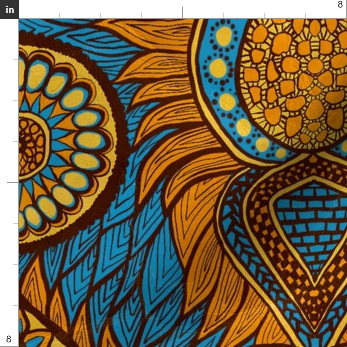 African Art Fabric African Print by Svetlana Prikhnenko Etsy