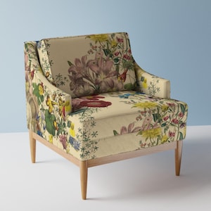 Victorian Flowers Upholstery Fabric- Bloomin&#39; Love by peacoquettedesigns - Antique Botanical  Fabric By The Yard With Spoonflower