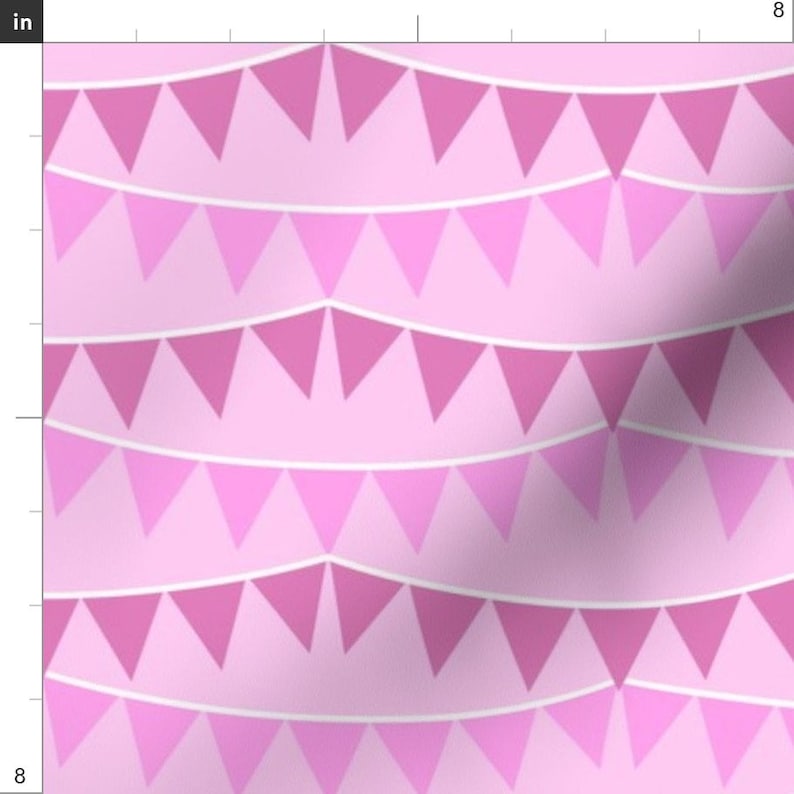 Pink Bunting Fabric Baby Girl Bunting by Robyriker Baby Etsy
