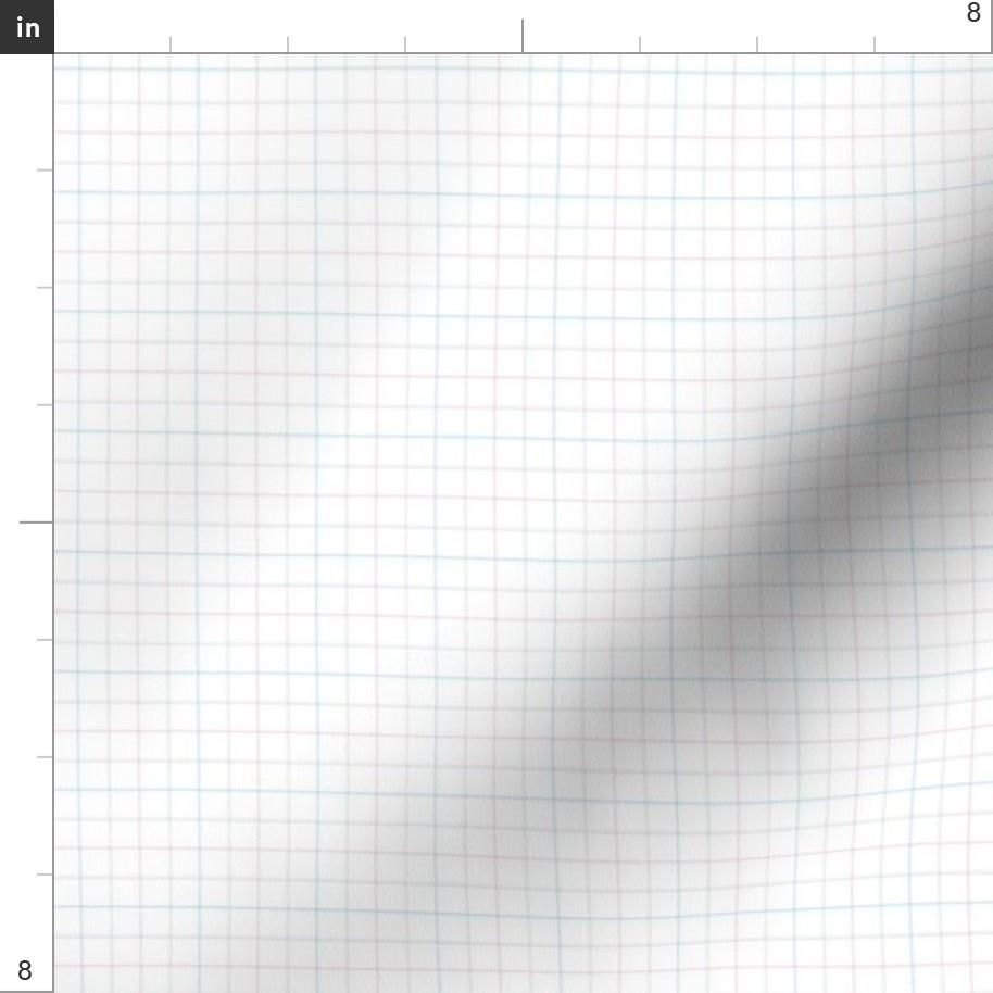 Graph Paper Fourth Inch Graph Paper Fabric - Quarter-inch-grid by Lorrietweet - Graph Paper ...